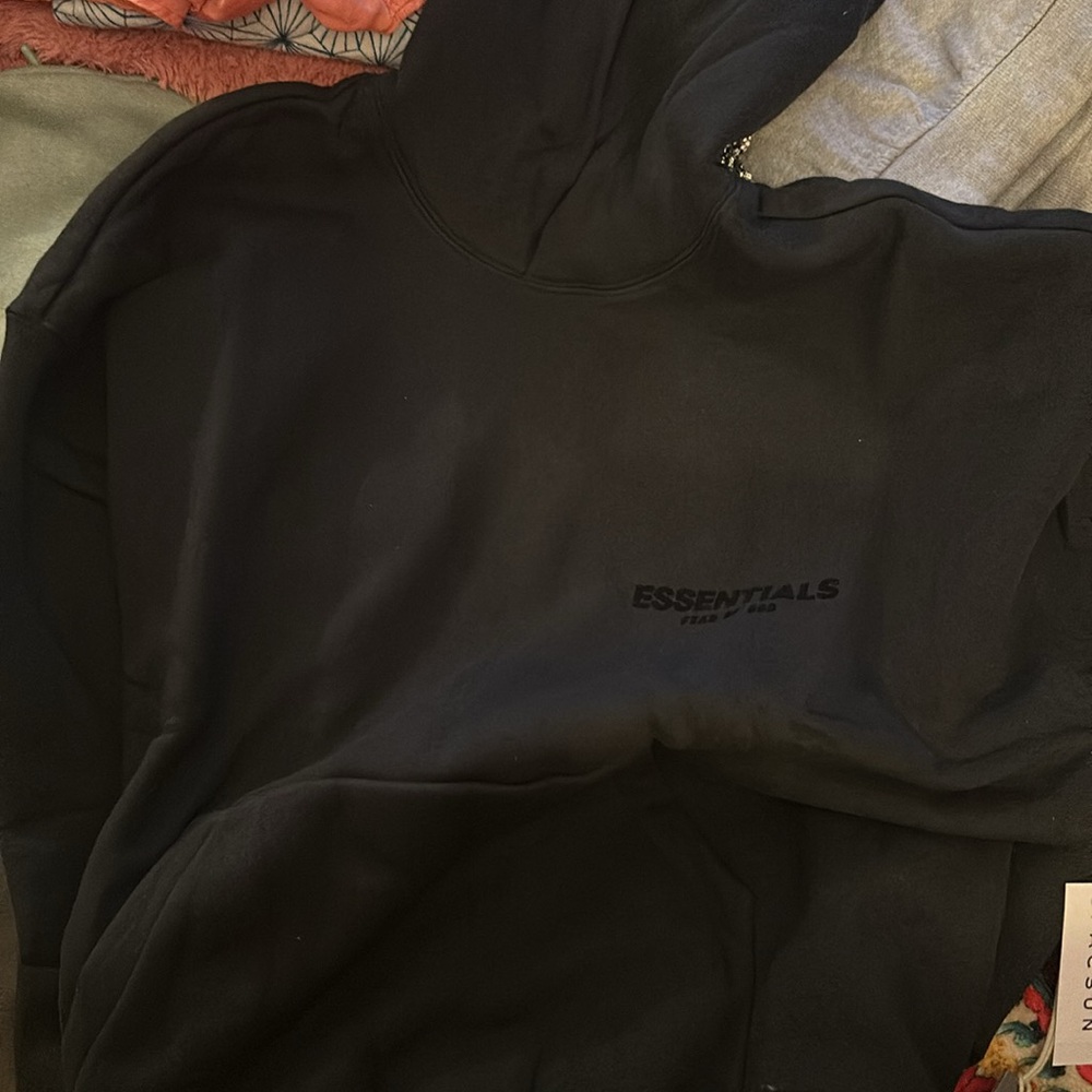 Fear of God Essentials Black Sweatshirt